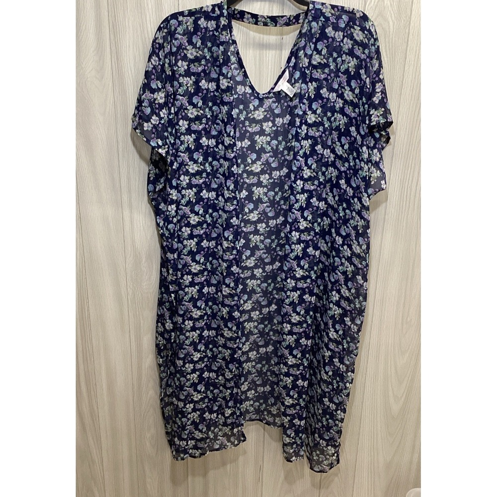 LAUREN CONRAD‎ Women's (One Size) Short Sleeve Long Open Front Cardigan (28B)